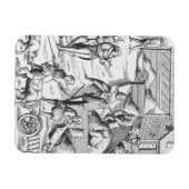 Magnet Flexible Extraction des métals, after a woodcut in 'Cosm (Horizontal)