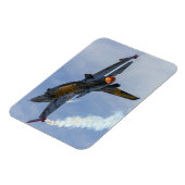 Magnet Flexible F-16 Tigre Tourne Et Brûle (Côté Gauche)