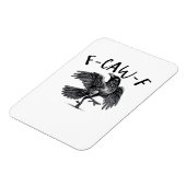 Magnet Flexible F Caw F Crow Retro Classic Style (Côté Gauche)