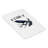 Magnet Flexible F-Caw-F Oiseau Drôle Corbeau (Côté Droit)