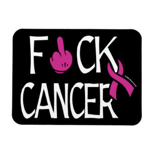 Magnet Flexible F#CK CANCER...Cancer du sein