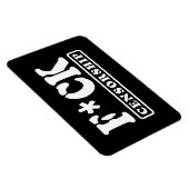 MAGNET FLEXIBLE F*CK CENSORSHIP (Côté Droit)