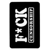 MAGNET FLEXIBLE F*CK CENSORSHIP (Vertical)