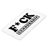 MAGNET FLEXIBLE F*CK CENSORSHIP (Côté Gauche)