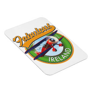 Magnet Flexible fabuleux patch de voyage en Irlande.