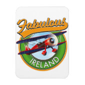 Magnet Flexible fabuleux patch de voyage en Irlande. (Vertical)