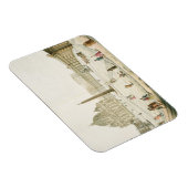 Magnet Flexible Façade de Saint-Pierre à Rome avec Piazza in f (Côté Droit)