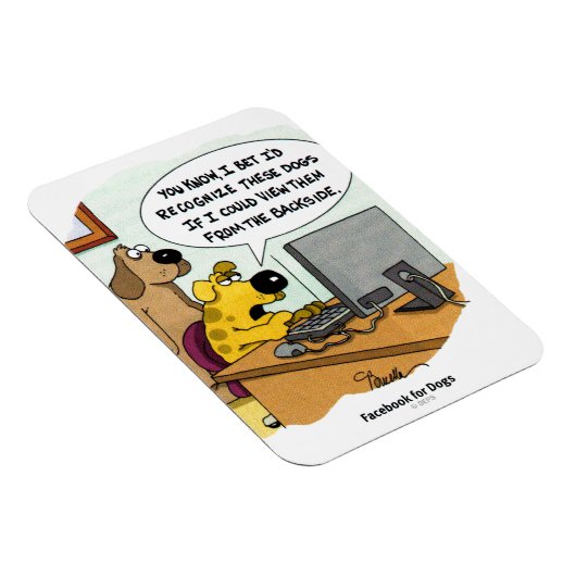 Magnet Flexible Facebook pour Dogs (Côté Droit)