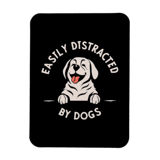 Magnet Flexible Facilement distrait par les chiens (Vertical)