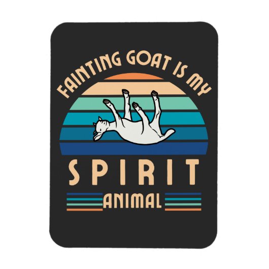 Magnet Flexible Fainting Goat is my Spirit Animal (Vertical)