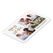 Magnet Flexible Faire 50 beau anniversaire multi photo vacances c (Côté Gauche)