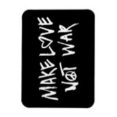 Magnet Flexible Faire de l'amour pas la guerre (Vertical)