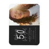 Magnet Flexible Faire paraître 50 une bonne invitation d'anniversa (Vertical)