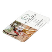 Magnet Flexible Faire part de carton de botanique à l'aquarelle (Côté Gauche)