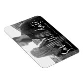Magnet Flexible Faire-part de date de mariage avec photo et écritu (Côté Droit)