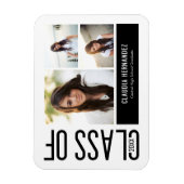 Magnet Flexible Faire-part de graduation de couleur modifiable Coo (Vertical)