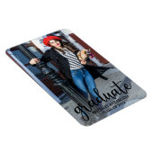 Magnet Flexible Faire-part de graduation de script moderne (Côté Droit)