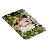 Magnet Flexible Faire-part de graduation de script moderne (Côté Droit)