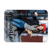 Magnet Flexible Faire-part de graduation de script moderne (Horizontal)