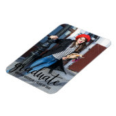 Magnet Flexible Faire-part de graduation de script moderne (Côté Gauche)