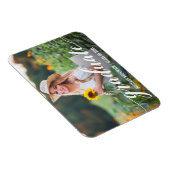 Magnet Flexible Faire-part de graduation de script moderne photo W (Côté Droit)