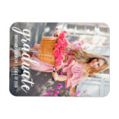 Magnet Flexible Faire-part de graduation moderne (Horizontal)