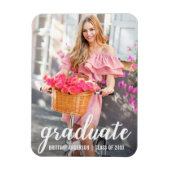 Magnet Flexible Faire-part de graduation moderne (Vertical)