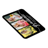 Magnet Flexible Faire-part de graduation moderne 3 photo (Côté Droit)