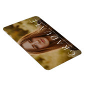 Magnet Flexible Faire-part de graduation photo horizontale moderne (Côté Droit)