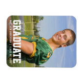 Magnet Flexible Faire-part de graduation sportive moderne photo (Horizontal)