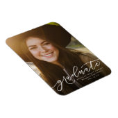 Magnet Flexible Faire-part de graduation verticale simple (Côté Droit)