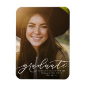 Magnet Flexible Faire-part de graduation verticale simple (Vertical)