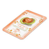 Magnet Flexible Faire-part de grossesse pour bébé de la noix de ch (Côté Gauche)