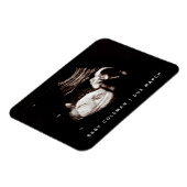 Magnet Flexible Faire-part de grossesse Sonogramme bébé Photo (Côté Gauche)