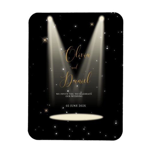 Magnet Flexible faire-part de mariage (Vertical)