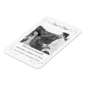 Magnet Flexible Faire-part de mariage purement catholique (Côté Gauche)