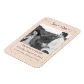 Magnet Flexible Faire-part de mariage purement catholique (Côté Gauche)