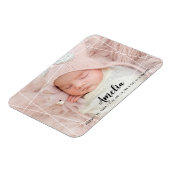 Magnet Flexible Faire-part de naissance aux formes géométriques mo (Côté Gauche)