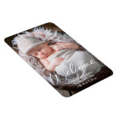 Magnet Flexible Faire-part de naissance de bienvenue pour bébé Fai (Côté Droit)