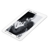 Magnet Flexible Faire-part de naissance de grossesse - Aimant phot (Côté Gauche)