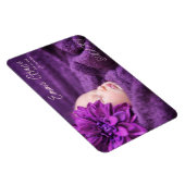 Magnet Flexible Faire-part de naissance photo minimal moderne (Côté Droit)