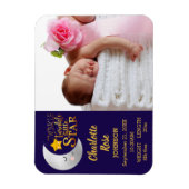 Magnet Flexible Faire-part de naissance photo Twinkle Little Star (Vertical)