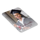 Magnet Flexible Faire-part de remise de diplôme en écriture Bourgo (Côté Droit)