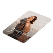 Magnet Flexible Faire-part de remise des diplômes avec une écritur (Côté Gauche)