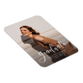 Magnet Flexible Faire-part de remise des diplômes écriture élégant (Côté Droit)