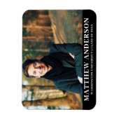 Magnet Flexible Faire-part d'études supérieures en photo (Vertical)