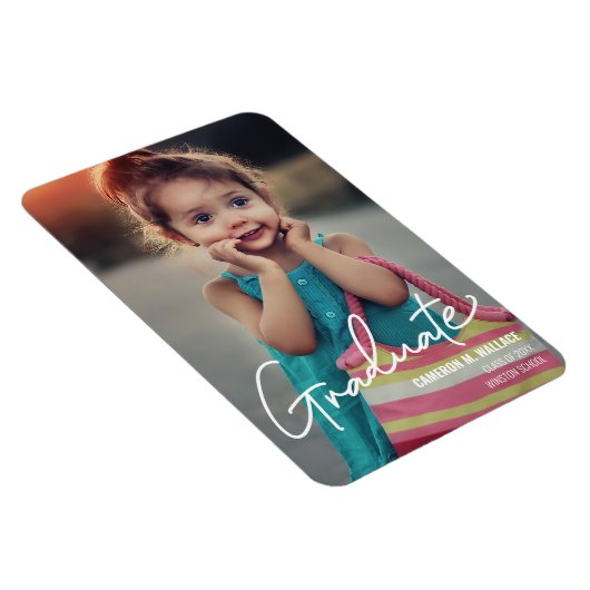 Magnet Flexible Faire-part d'études supérieures personnalisé (Côté Droit)