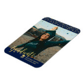 Magnet Flexible Faire-part d'obtention d'un diplôme d'or et de pho (Côté Gauche)