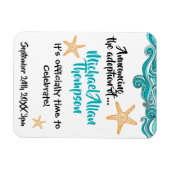Magnet Flexible Faire-part du groupe d'adoption Starfish Story (Horizontal)