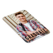 Magnet Flexible Faire-part photo de diplômes Cool modernes (Côté Droit)